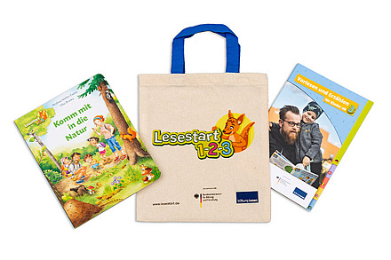 Ab sofort erhältlich: Lesestart-Set 3 Lesestart-Set 3 bestehend aus Tasche, Buch und Vorlesetipps für Eltern