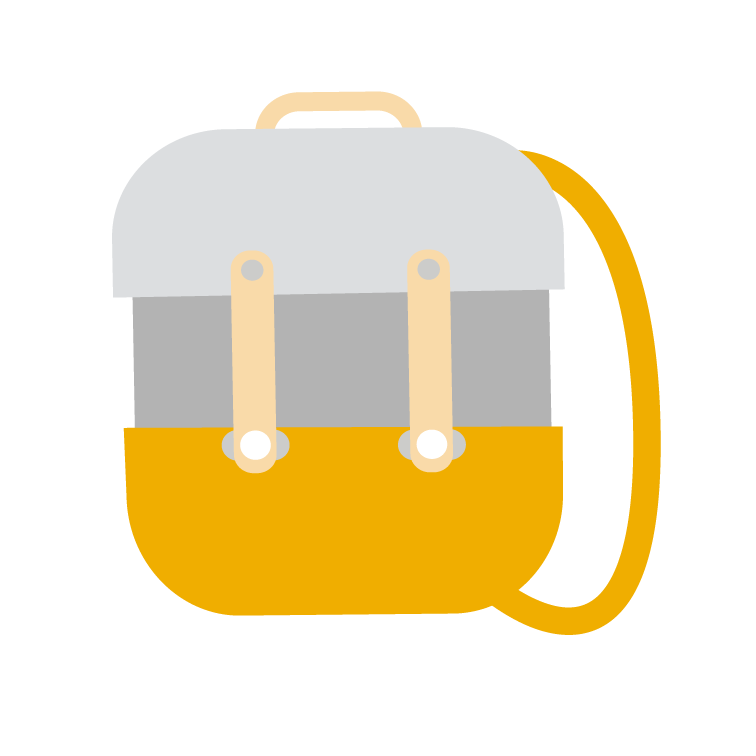 Illustration zeigt Rucksack